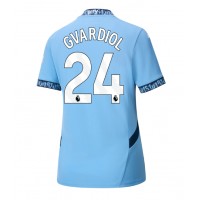 Camiseta Manchester City Josko Gvardiol #24 Primera Equipación Replica 2024-25 para mujer mangas cortas